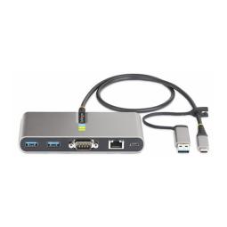 Hub startech usb tipo c - usb tipo a 5 en 1