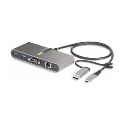 Hub startech usb tipo c - usb tipo a 5 en 1