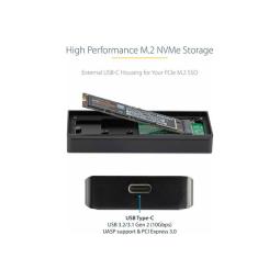 Carcasa startech para ssd m2 usb tipo c