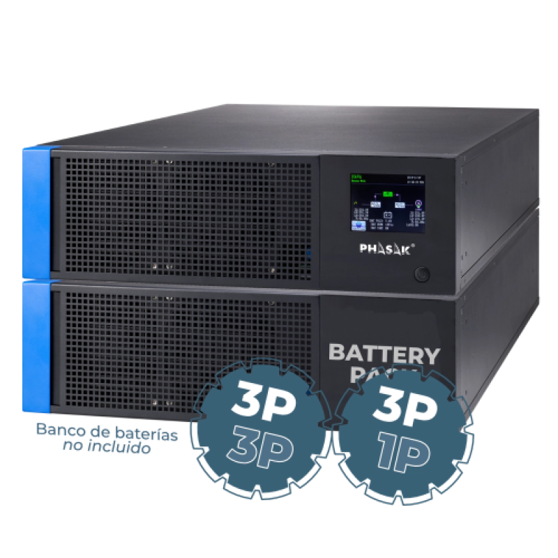 Sai ups phasak 10000va rack titan online doble conversion ph 9380 10kva