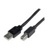 Cable usb tipo b a usb tipo a startech 20m - macho - macho - negro
