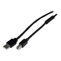 Cable usb tipo b a usb tipo a startech 20m - macho - macho - negro