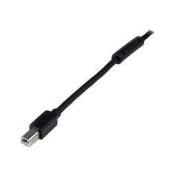 Cable usb tipo b a usb tipo a startech 20m - macho - macho - negro