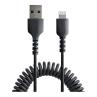 Cable lightning a usb tipo a startech 0.5m - macho - macho - negro