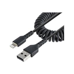Cable lightning a usb tipo a startech 0.5m - macho - macho - negro