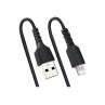 Cable lightning a usb tipo a startech 0.5m - macho - macho - negro