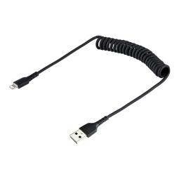 Cable lightning a usb tipo a startech 0.5m - macho - macho - negro