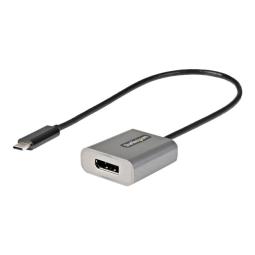 Adaptador usb tipo c a displayport startech 0.3m - macho - hembra - gris