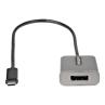 Adaptador usb tipo c a displayport startech 0.3m - macho - hembra - gris