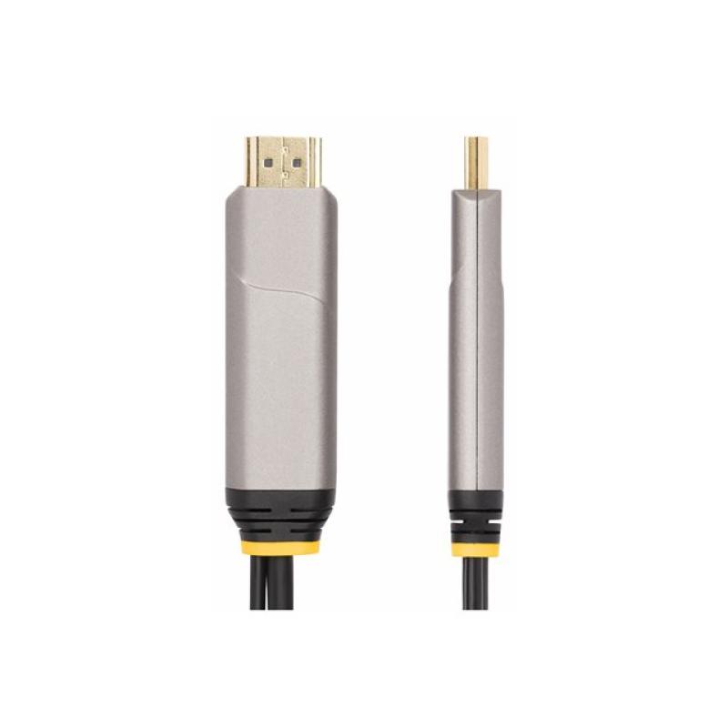 Cable usb tipo c a hdmi - usb tipo a startech 9.15m - macho - macho - negro
