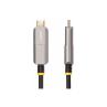 Cable usb tipo c a hdmi - usb tipo a startech 9.15m - macho - macho - negro