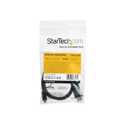 Cable usb tipo c a displayport 1m - macho - macho - negro