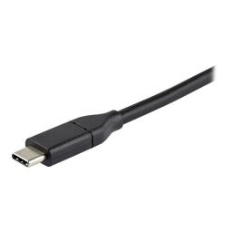 Cable usb tipo c a displayport 1m - macho - macho - negro