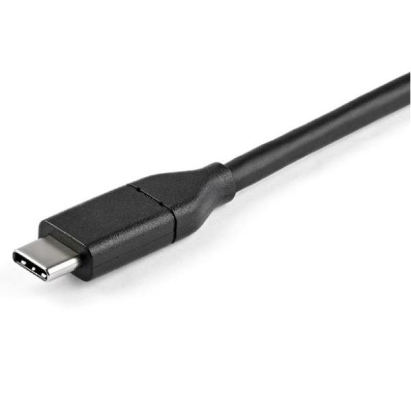 Cable usb tipo c a displayport 2m - macho - macho - negro
