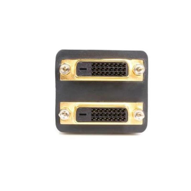 Splitter dvi - d startech 0.3m - macho - hembra - negro