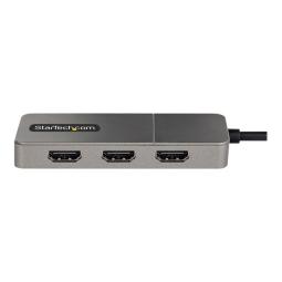 Hub splitter hdmi startech usb tipo c 3 en 1