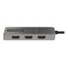Hub splitter hdmi startech usb tipo c 3 en 1