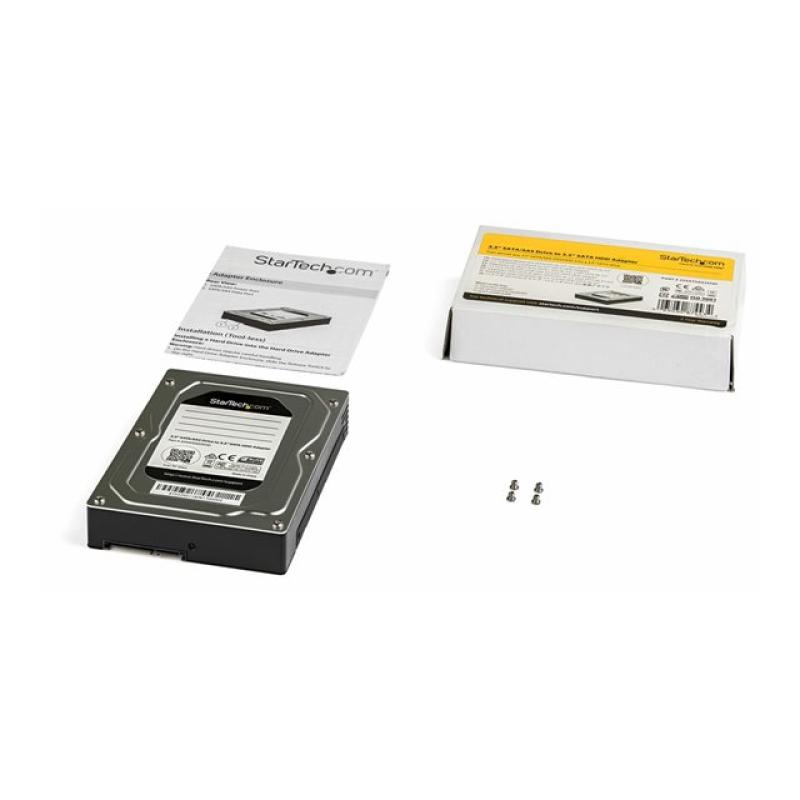 Adaptador de disco duro startech 2.5 pulgadas a 3.5 pulgadas