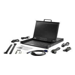Consola kvm de montaje en rack de servidores startech 17.3 pulgadas