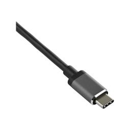 Adaptador usb tipo c a hdmi - displayport startech 0.205m - macho - hembra - gris