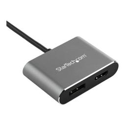 Adaptador usb tipo c a hdmi - displayport startech 0.205m - macho - hembra - gris