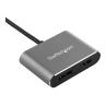 Adaptador usb tipo c a hdmi - displayport startech 0.205m - macho - hembra - gris