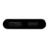 Adaptador usb tipo c a hdmi - displayport startech 0.205m - macho - hembra - gris