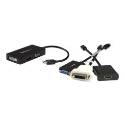 Adaptador mini dp a vga - dvi - d - hdmi startech 0.27m - macho - hembra - negro