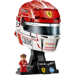 Lego scuderia ferrari hp casco de charles leclerc