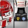 Lego scuderia ferrari hp casco de charles leclerc
