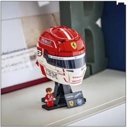 Lego scuderia ferrari hp casco de charles leclerc