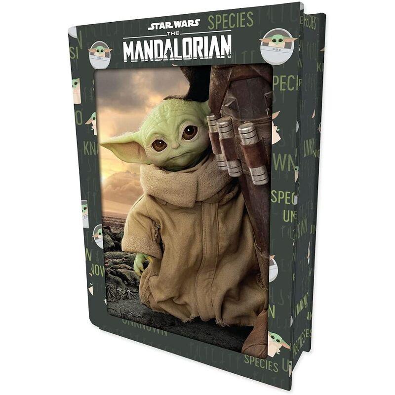 Puzzle libro lenticular prime 3d star wars the mandalorian 300 piezas - Imagen 1