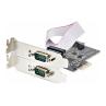 Tarjeta de red startech 2s232422485 - pc - card 2x rs232 pci express