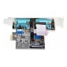 Tarjeta de red startech 2s232422485 - pc - card 2x rs232 pci express