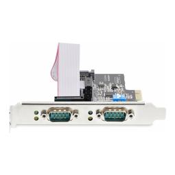 Tarjeta de red startech 2s232422485 - pc - card 2x rs232 pci express