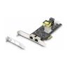 Tarjeta de red startech pr22gip - network - card 2x rj45 pci express 2.0