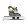 Tarjeta de red startech pr22gip - network - card 2x rj45 pci express 2.0