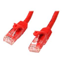 Cable de red startech latiguillo rj45 utp cat6 1m rojo