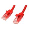 Cable de red startech latiguillo rj45 utp cat6 5m rojo
