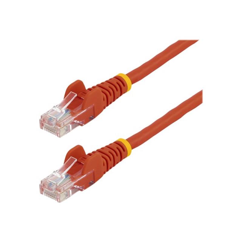 Cable de red startech latiguillo rj45 utp cat5e 0.5m rojo