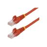 Cable de red startech latiguillo rj45 utp cat5e 0.5m rojo