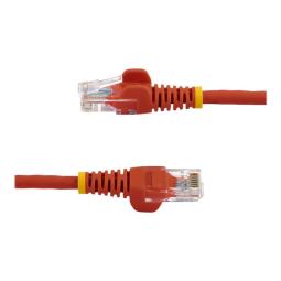 Cable de red startech latiguillo rj45 utp cat5e 0.5m rojo