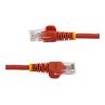 Cable de red startech latiguillo rj45 utp cat5e 0.5m rojo