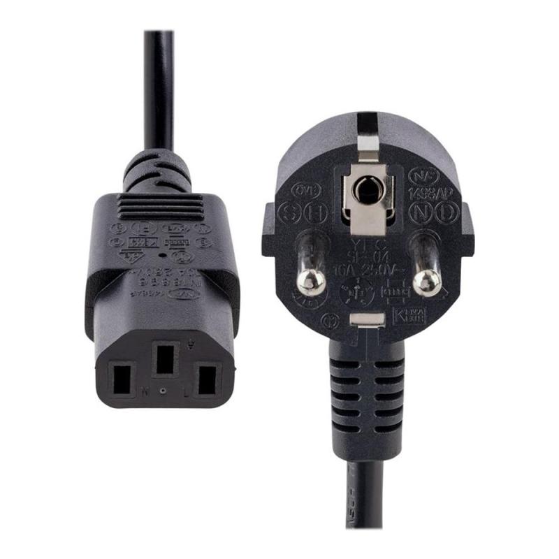 Cable schuko a c13 startech 1m - negro