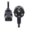 Cable schuko a c13 startech 1m - negro