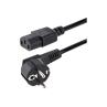 Cable schuko a c13 startech 1m - negro