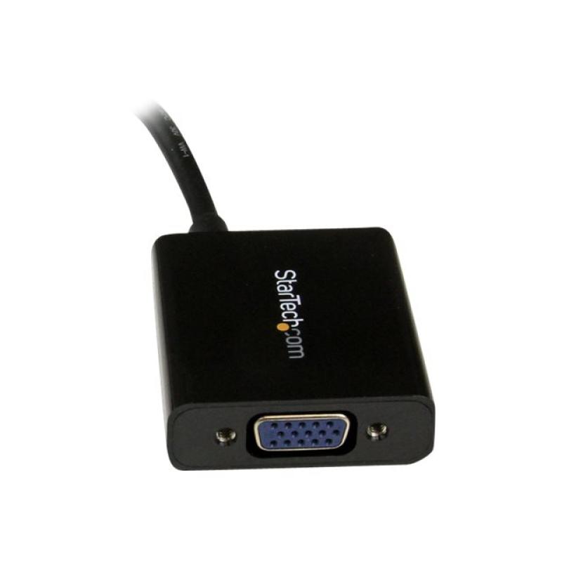 Adaptador dvi - d a vga startech macho - hembra - negro + cable micro usb tipo b a usb tipo a