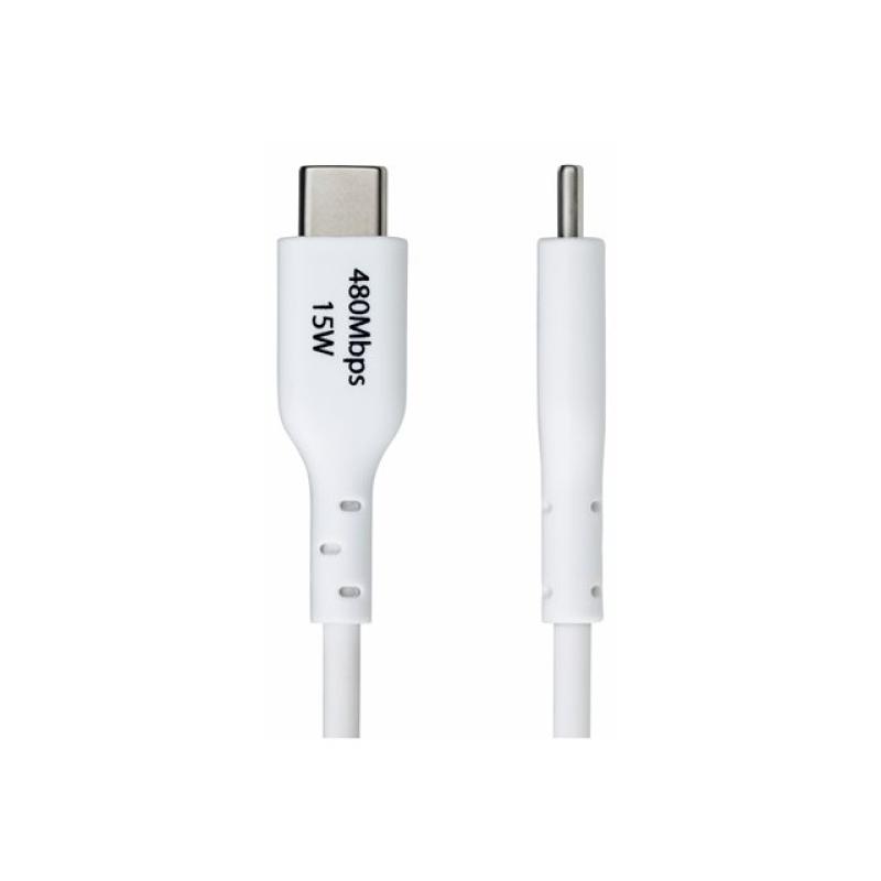 Cable usb tipo a a usb tipo c startech 1m - macho - macho - blanco