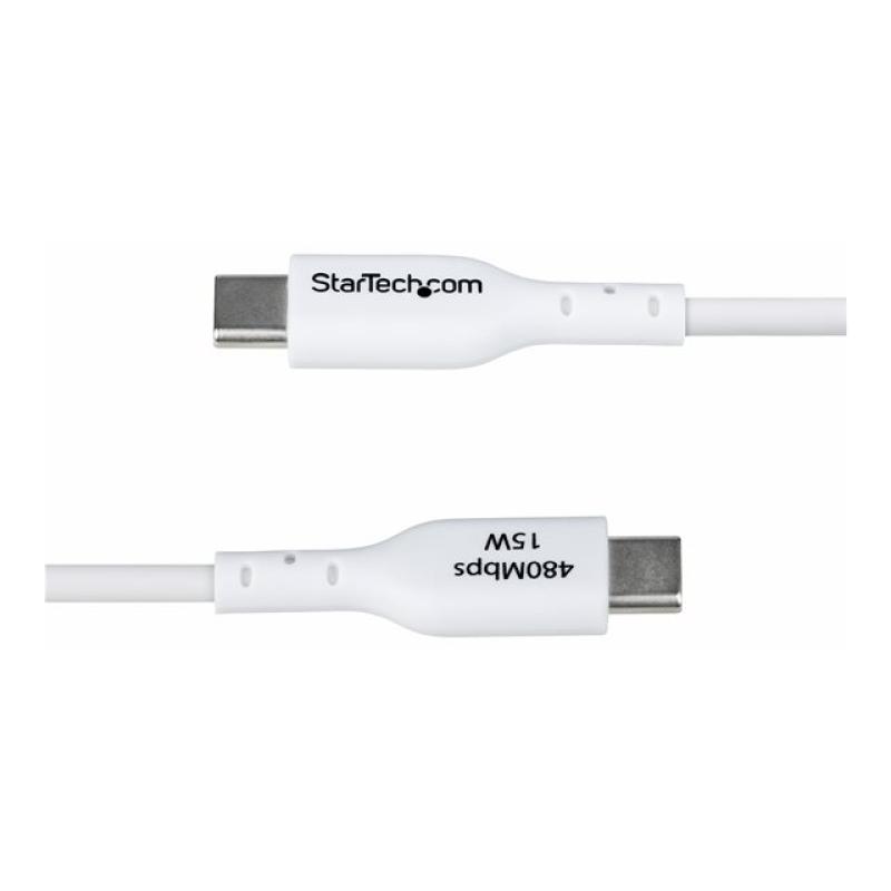 Cable usb tipo a a usb tipo c startech 1m - macho - macho - blanco