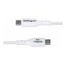 Cable usb tipo a a usb tipo c startech 1m - macho - macho - blanco